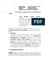 Contestacion de Demanda de Aumento de Alimentos