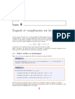 Rappels Et Compléments Sur Les Suites: 1.1 Suites Réelles Ou Numériques