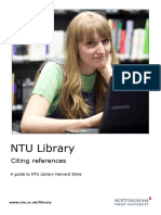 NTU Citing References Guide 10th Ed 2016