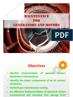 Maintenance of Motors and Generators