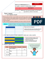 Actividad de Aprendizaje de Matematicas - 20 de Octubre