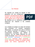 Se Entiende Por Unidad de Paisaje El Área Geográfica Con Una Configuración Estructural