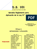 DS 101 - Decretos y Codigos