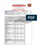 "Christian Barnard College": Informe de Notas 2023