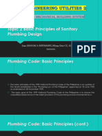 Topic 2 Basic Principles of Sanitary Plumbing Design