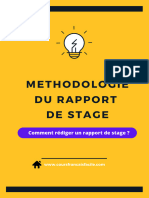 Comment Rédiger Un Rapport de Stage (