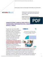 Edtk-Orientaciones Curriculares para El Área de Tecnología e Informática en La Educación Básica y Media