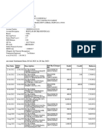 Bank Statement