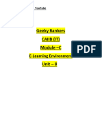 Geeky Banker CAIIB IT MODULE C COMPLETE