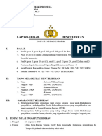 Laporan Hasil Penyelidikan