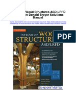 Design of Wood Structures Asd LRFD 6th Edition Donald Breyer Solutions Manual