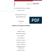 Grand Case (Sigmoid Adenocarcinoma)