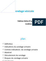 Le Sondage Vésicale