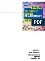 501 Exercices Corriges de Mathematiques Pour Reussir Sa Rentree de La Terminale A La SUP Renard Konrad Z Library Booklet