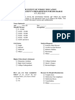 MEHORDS Questionnaire (Revised - March 31)