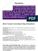 Ch6 - Hypothesis Testing