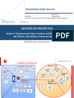 Tarea - Propuesta de Valor Product and Market Fit Perfil Del Cliente