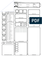 DND 5E CharacterSheet FormFillable Template