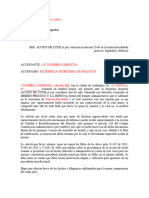 Tutela Violacion Al Debido Proceso