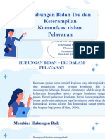 Kelompok 5 Hubungan Bidan-Ibu Dan Keterampilan Komunikasi Efektif Dalam Pelayanan