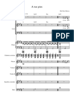 A Tus Pies - Partitura Completa