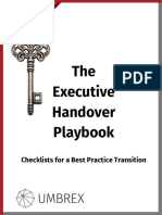 The Executive Handover Playbook - First Edition