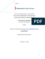 Informe de Matematicas La Hipérbola