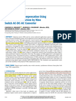 Reactive Power Compensation Using Induction Motor Driven by Nine Switch AC-DC-AC Converter