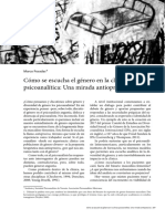 Cómo Se Escucha El Género en La Clínica Psicoanalítica - Una Mirada Antiopresiva