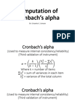 Cronbachs Alpha