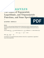 Basic Calculus Module 2