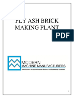 Fly Ash Brick Making Plant Cement Final