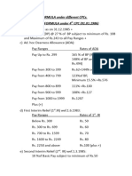 Pay Fixation Formula