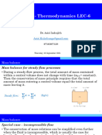 Thermodynamics 1 LEC-6