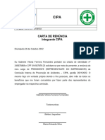 Carta de Renuncia Cipa