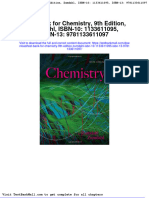 Test Bank For Chemistry 9th Edition Zumdahl Isbn 10 1133611095 Isbn 13 9781133611097