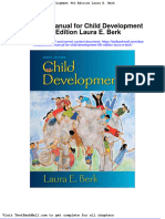 Solution Manual For Child Development 9th Edition Laura e Berk