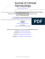 Effect of High-Dose Metronidazole On Pharmacokinetics of Oral Budesonide and Vice Versa