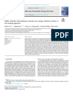 Public Attitudes and Sentiments Towards New Energy Vehicles in China A Text Mining Approach