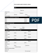 SOLICITUD DE ARRENDAMIENTO (Persona Moral)