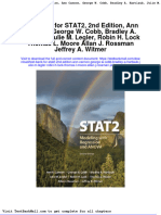 Test Bank For Stat2 2nd Edition Ann Cannon George W Cobb Bradley A Hartlaub Julie M Legler Robin H Lock Thomas L Moore Allan J Rossman Jeffrey A Witmer