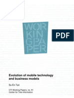 Evolution of Mobile Technology and Business Models: Su-En Tan