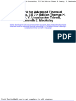 Test Bank For Advanced Financial Accounting 7 e 7th Edition Thomas H Beechy V Umashanker Trivedi Kenneth e Macaulay