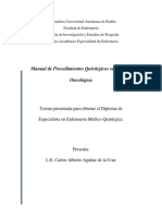 Manual de Procedimientos Quirúrgicos en Cirugía Oncológica