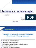 Initiation A L Informatique