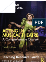 Acting in Musical Theatre Resource Guide