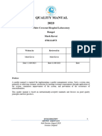 THE LABORATORY QUALITY MANUAL Temp