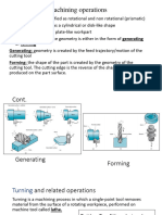 Machining Operations