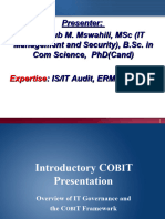 SESSION FIVE-cobit Introduction