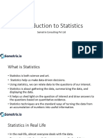 Introduction To Statistics